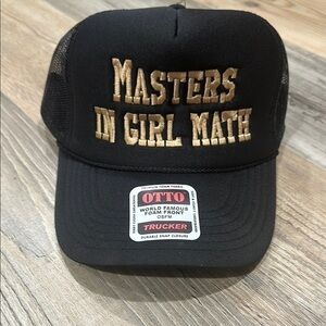 Masters in girl math Trucker Hat